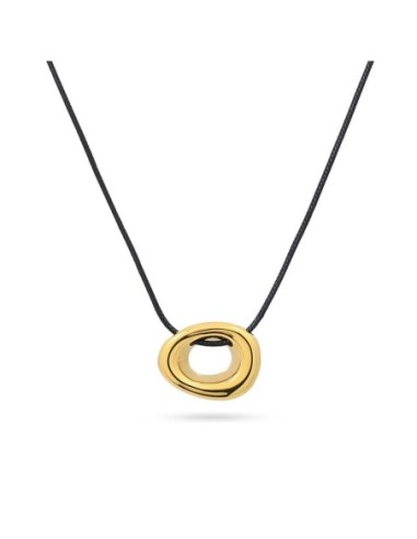 Collar Anartxy Waves Hollow Pebble Dorado
