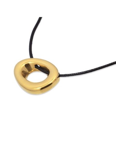 Collar Anartxy Waves Hollow Pebble Dorado