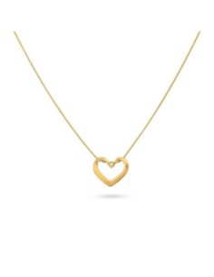 Collar Anartxy Waves Heart Dorado