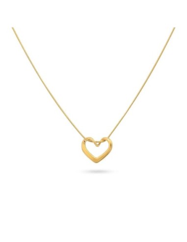 Collar Anartxy Waves Heart Dorado