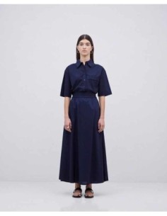 Falda Yerse Cintura Elástica Azul