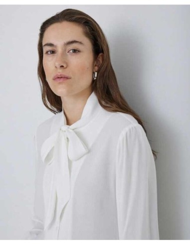 Camisa Fluida Lazo YERSE Crudo