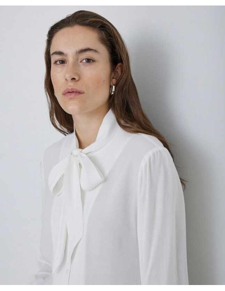 Camisa Fluida Lazo YERSE Crudo