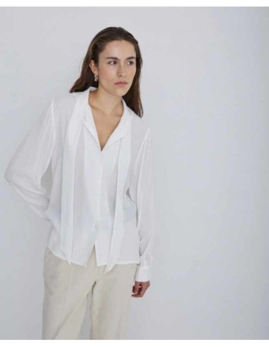 Camisa Fluida Lazo YERSE Crudo