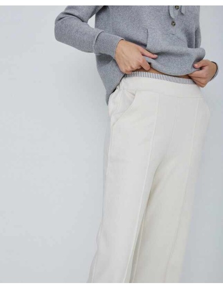 Pantalones Yerse De Punto Crudo