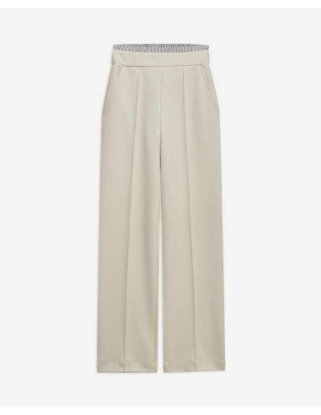 Pantalones Yerse De Punto Crudo