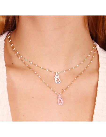 Collar Anartxy Virgen Del Pino Blanco