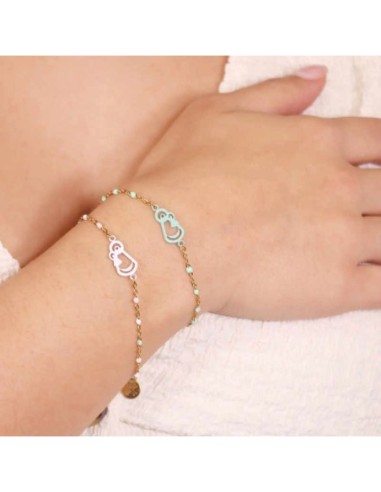 Pulsera Anartxy Virgen Del Pino Turquesa