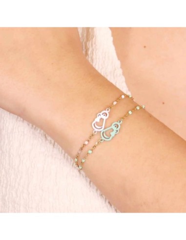 Pulsera Anartxy Virgen Del Pino Turquesa