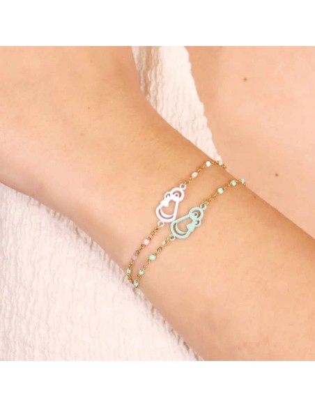 Pulsera Anartxy Virgen Del Pino Turquesa