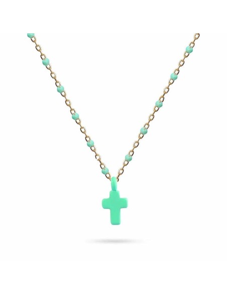 Collar Anartxy Cruz Latina Turquesa