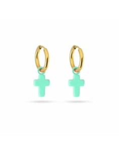Pendientes Anartxy Cruz Latina Turquesa