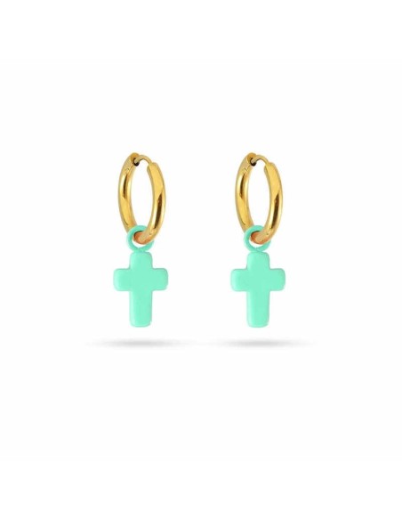 Pendientes Anartxy Cruz Latina Turquesa