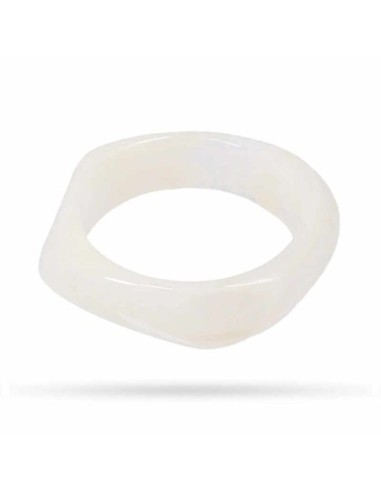 Pulsera Anartxy Resin Peach Blanco