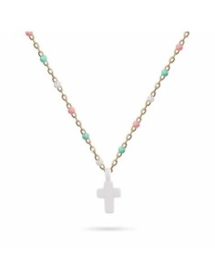 Collar Anartxy Cruz Latina Blanco