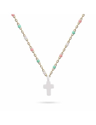 Collar Anartxy Cruz Latina Blanco