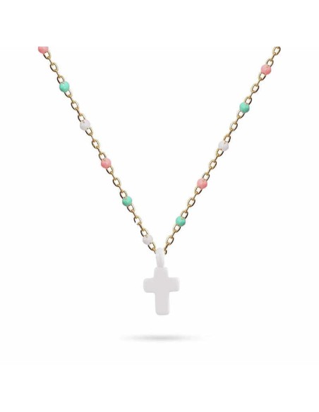 Collar Anartxy Cruz Latina Blanco