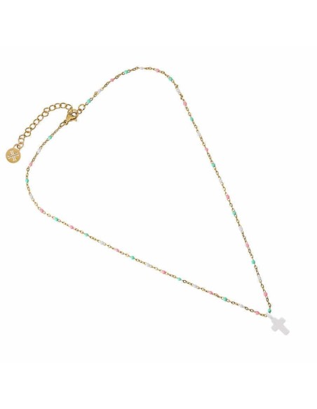 Collar Anartxy Cruz Latina Blanco