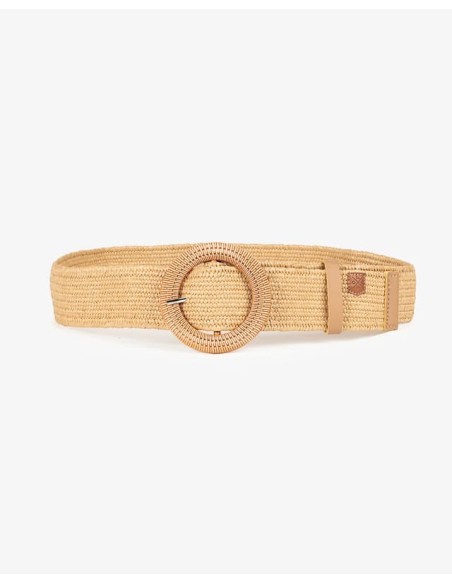 Cinturón Popa Rafia Beige