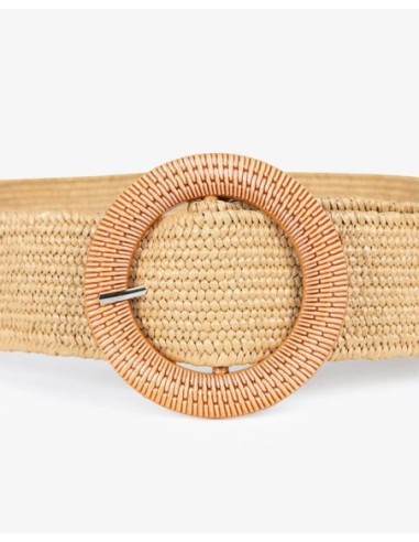 Cinturón Popa Rafia Beige
