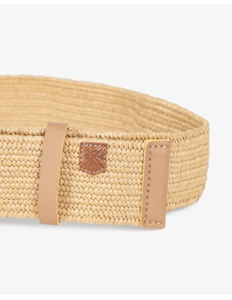 Cinturón Popa Rafia Beige