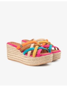 Cuña Baja Popa Arenita Emu Multicolor