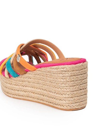 Cuña Baja Popa Arenita Emu Multicolor