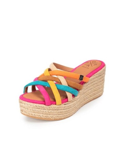 Cuña Baja Popa Arenita Emu Multicolor