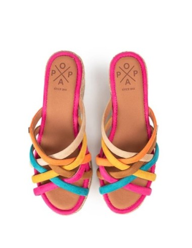 Cuña Baja Popa Arenita Emu Multicolor