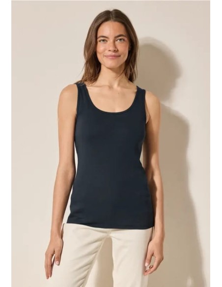 Camiseta Básica Cecil Azul Marino