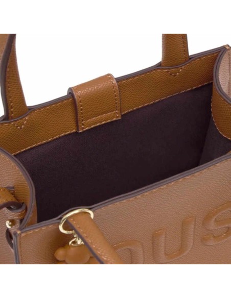 Bolso Mini Cube Tous Brenda Camel