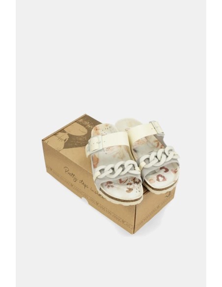 SANDALIAS BIO ESLABONES GRIS ANEKKE