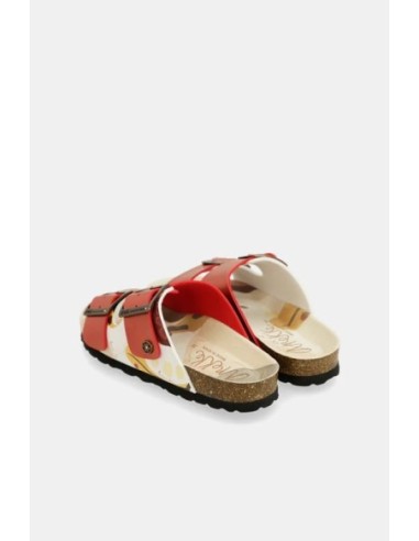 SANDALIAS BIO ESLABONES ROJAS ANEKKE