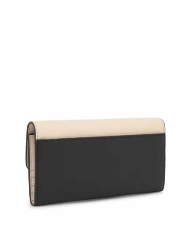 Billetera TOUS grande Flap NEGRA Kaos Icon
