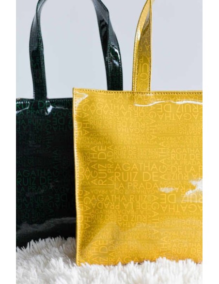 Tote bag logo Agatha Ruiz de la Prada Mostaza