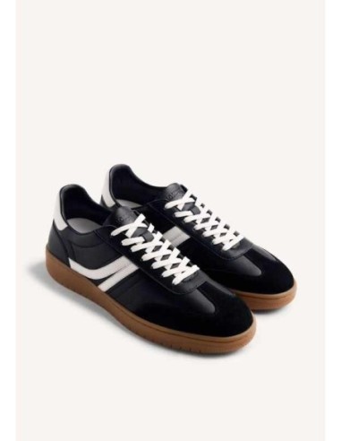 ZAPATILLAS PIEL DENNINSON NEGRAS GIOSEPPO