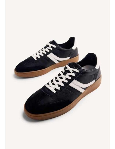 ZAPATILLAS PIEL DENNINSON NEGRAS GIOSEPPO