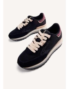ZAPATILLAS PIEL Y BRILLO FOLEY NEGRA GIOSEPPO 2