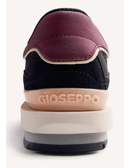 ZAPATILLAS PIEL Y BRILLO FOLEY NEGRA GIOSEPPO