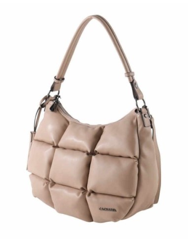 Shopper acolchado taupe cacharel