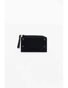 Monedero Desigual bordado Negro