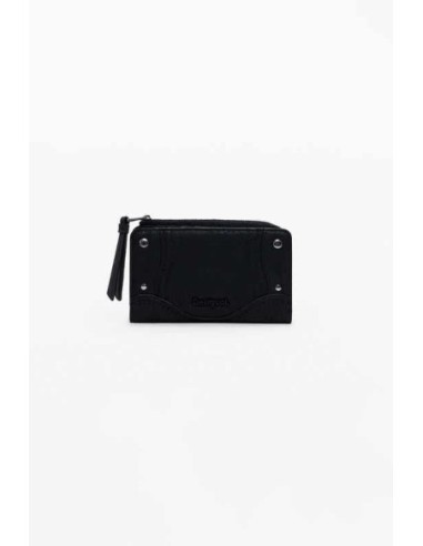 Monedero Desigual bordado Negro