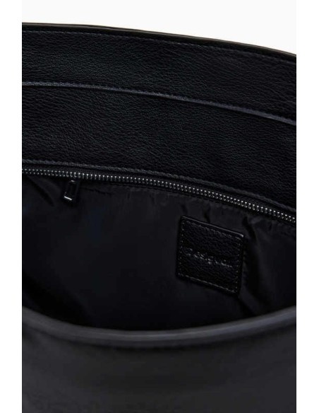 Bolso Desigual grabado mandalas negro