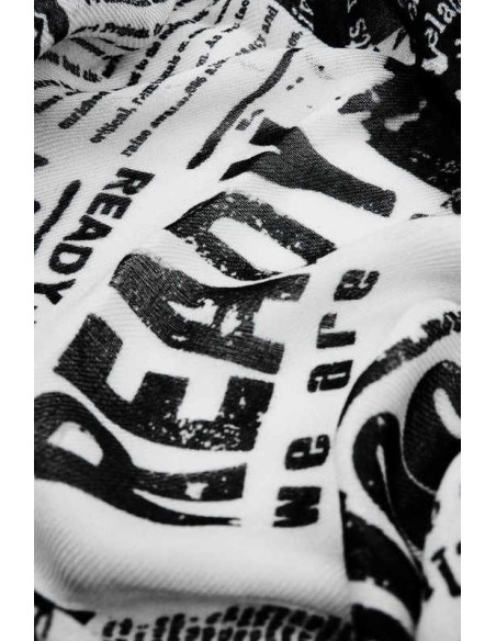 Pañuelo Desigual rectangular periódico