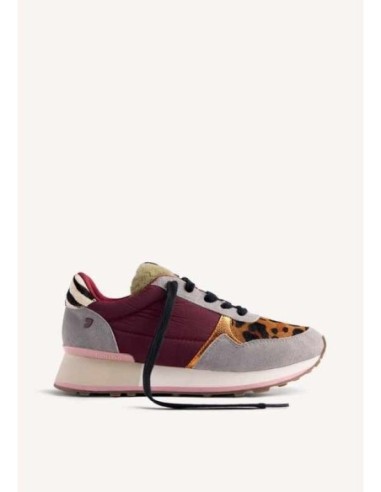 ZAPATILLAS PIEL ESTAMPADO ANIMAL Y PELO POSEN GIOSEPPO
