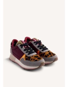 ZAPATILLAS PIEL ESTAMPADO ANIMAL Y PELO POSEN GIOSEPPO 2