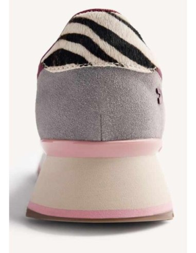 ZAPATILLAS PIEL ESTAMPADO ANIMAL Y PELO POSEN GIOSEPPO