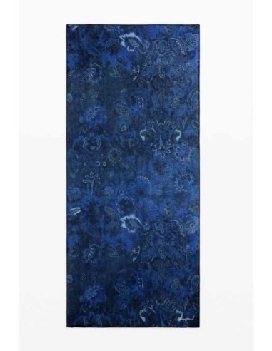 Pañuelo Desigual rectangular plisado Paisley