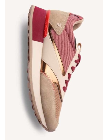 ZAPATILLAS PIEL Y PANA LAWTON GIOSEPPO