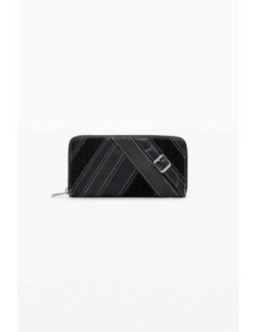 Monedero Desigual hebillas negro